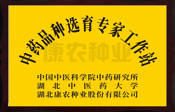 Expert Workstation for Selection and Breeding of Chinese Medicine Varieties