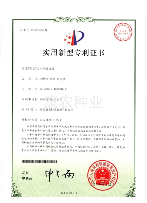 Automatic sorter（2016）